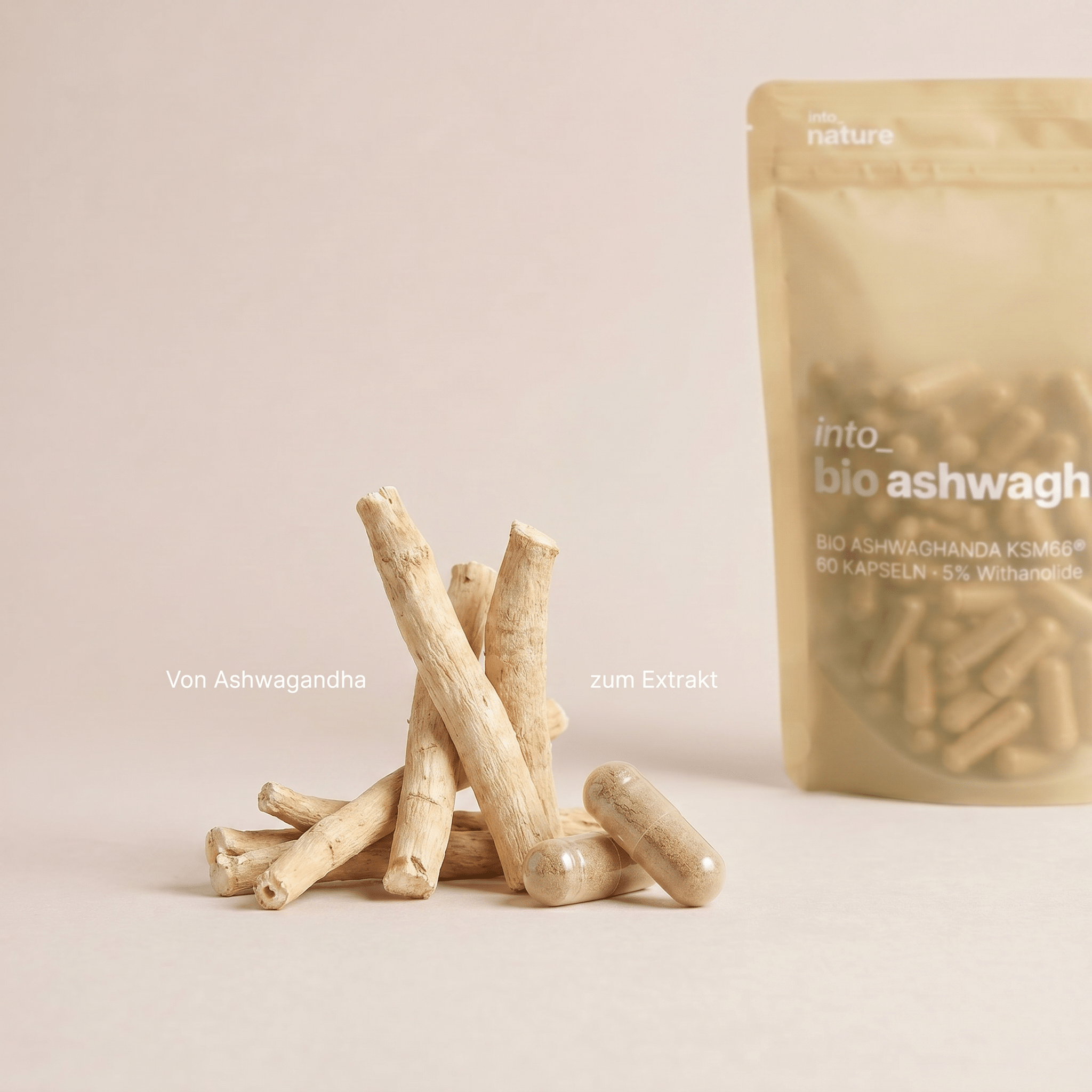 Hochdosierte Ashwagandha Kapseln in Premium-Qualität