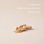Bio Ashwagandha KSM-66 Kapseln aus indischer Schlafbeere