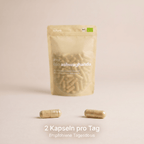 Zutaten und Details der veganen Bio Ashwagandha Kapseln