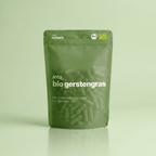 Verpackung der Into Nature Bio Gerstengraspulver Kapseln