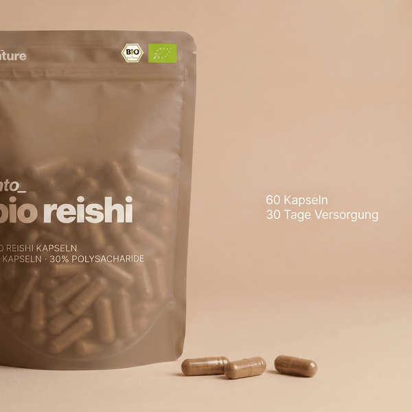 Bio-Hericium-Extrakt mit 60 Kapseln für eine Versorgung von 30 Tagen