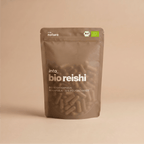 Verpackung der Into Nature Bio Reishi Extrakt Kapseln Vorderansicht