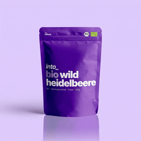 Into Nature Bio-Wildheidelbeerpulver gefriergetrocknet in der 250g Vorratspackung