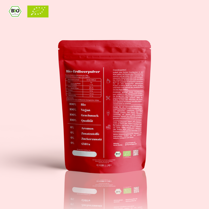 Bio-Erdbeerpulver gefriergetrocknet - 250g