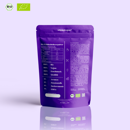 Bio-Wildheidelbeerpulver gefriergetrocknet - 250g