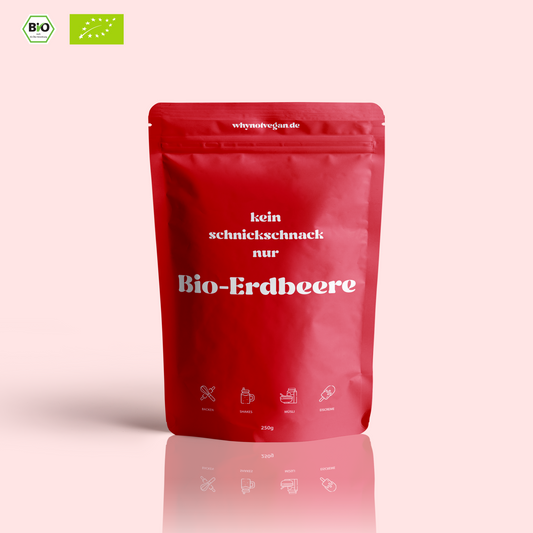 Bio-Erdbeerpulver gefriergetrocknet - 250g