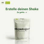 Anleitung für einen individuellen Shake mit veganem Bio-Proteinpulver